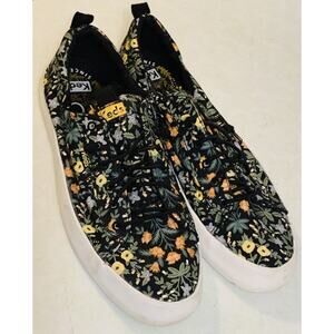 Keds Rifle Paper Co. Triple Kick Platform Vintage Blossom Canvas Sneakers Sz 10